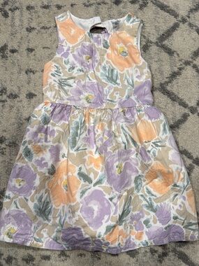 Carter's Lavender and Peach Floral Sleeveless Dress
